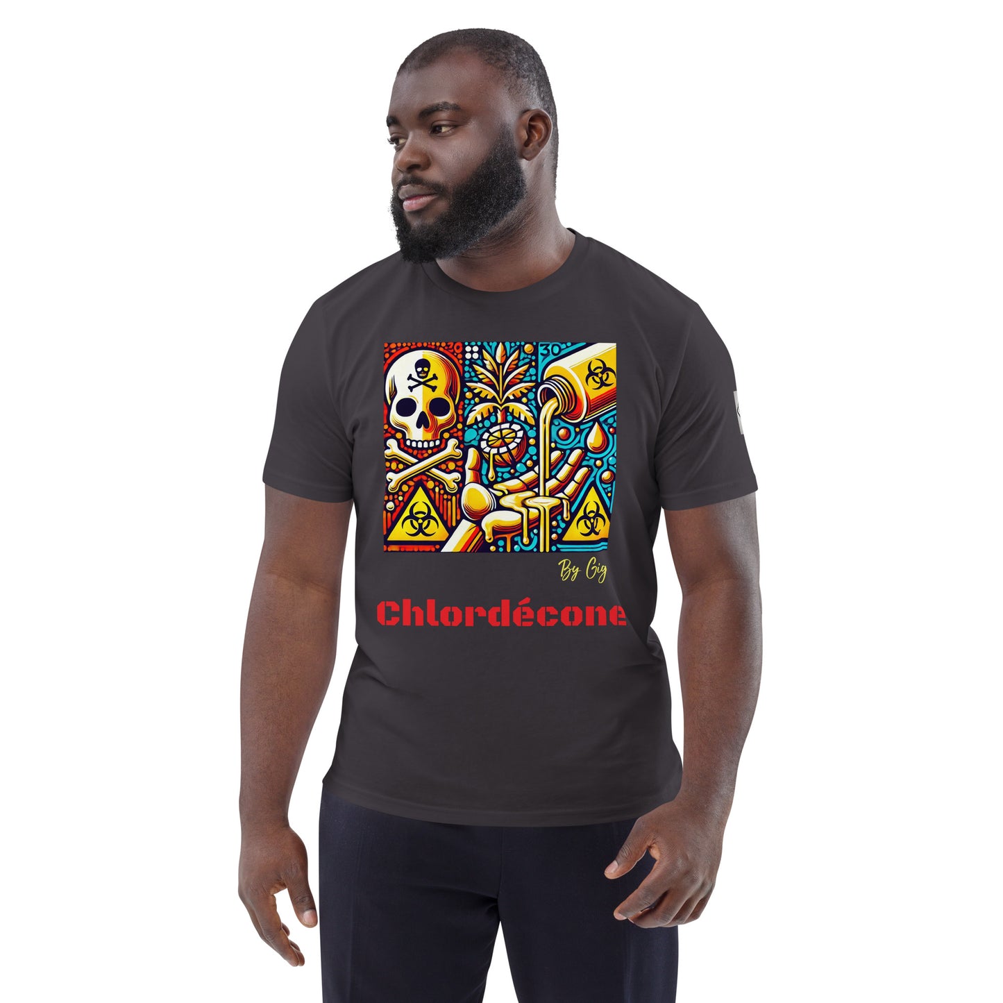 T-shirt unisexe "Chlordécone" en coton biologique