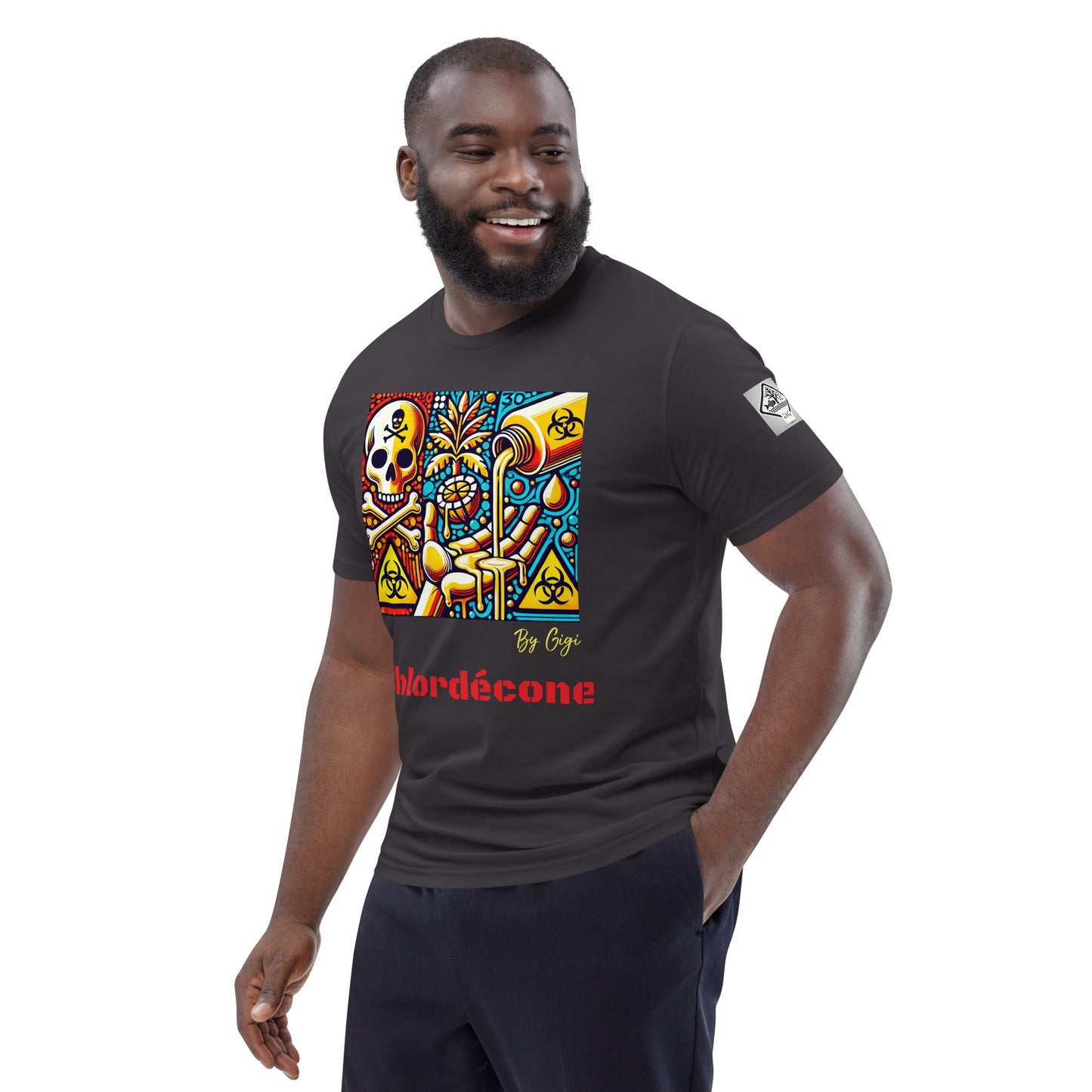 T-shirt unisexe "Chlordécone" en coton biologique