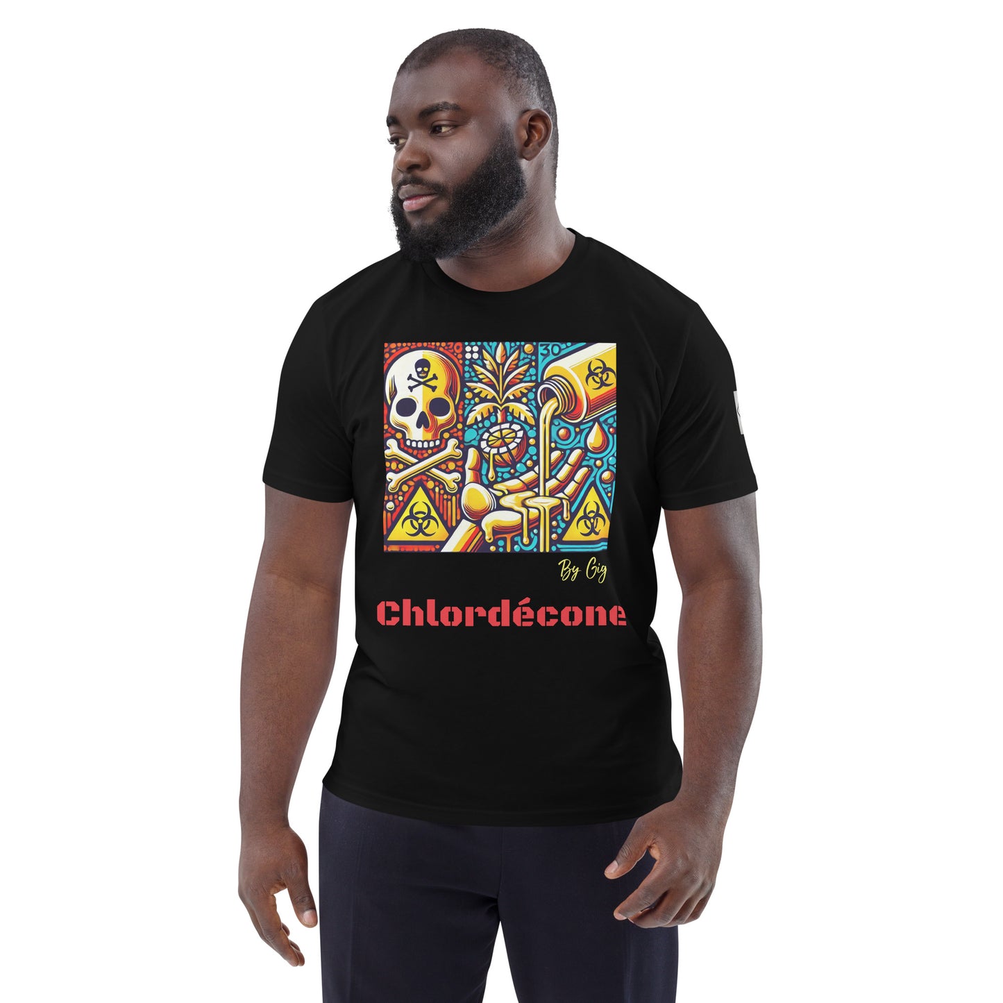 T-shirt unisexe "Chlordécone" en coton biologique