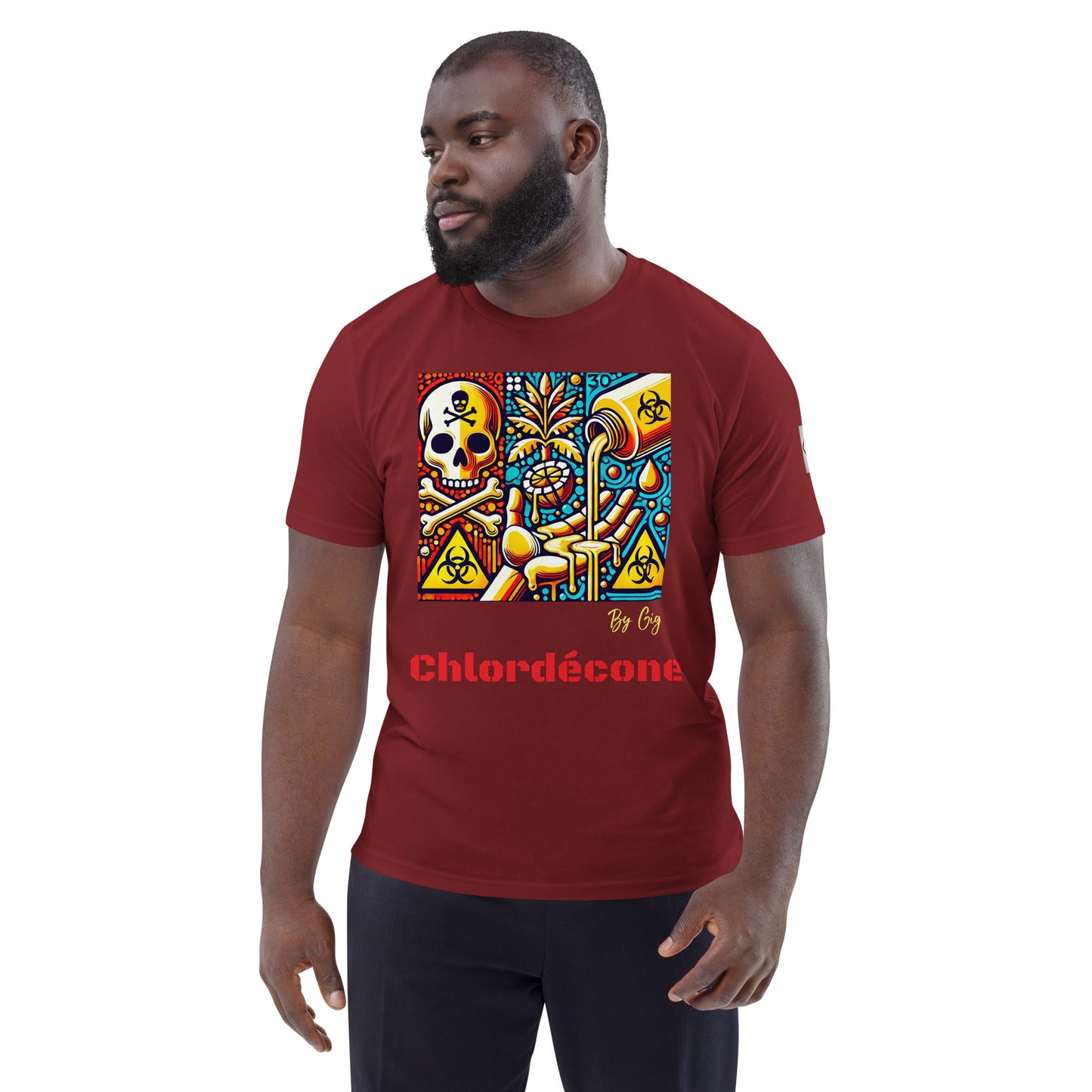 T-shirt unisexe "Chlordécone" en coton biologique