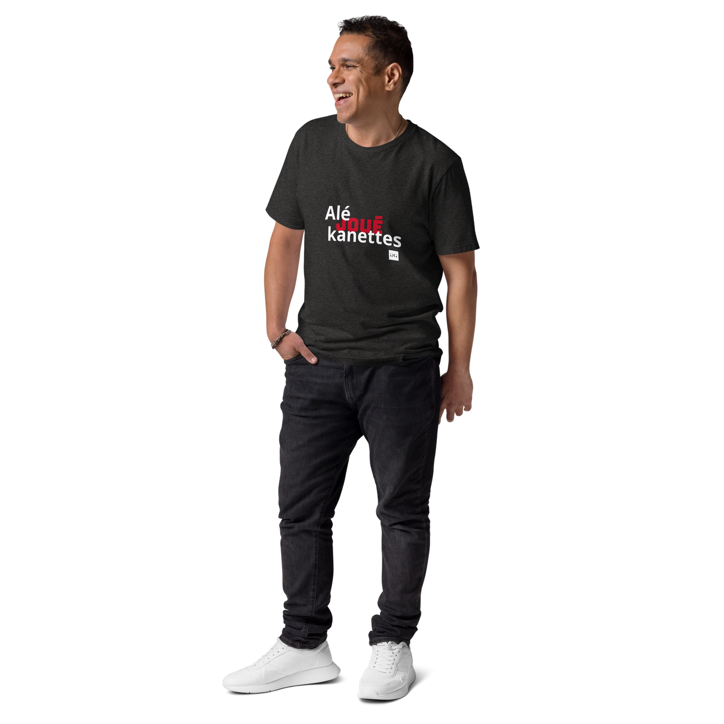 T-shirt "Alé Joué Kanèt" unisexe en coton biologique