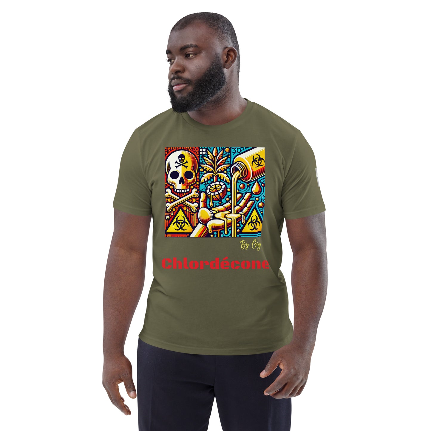 T-shirt unisexe "Chlordécone" en coton biologique