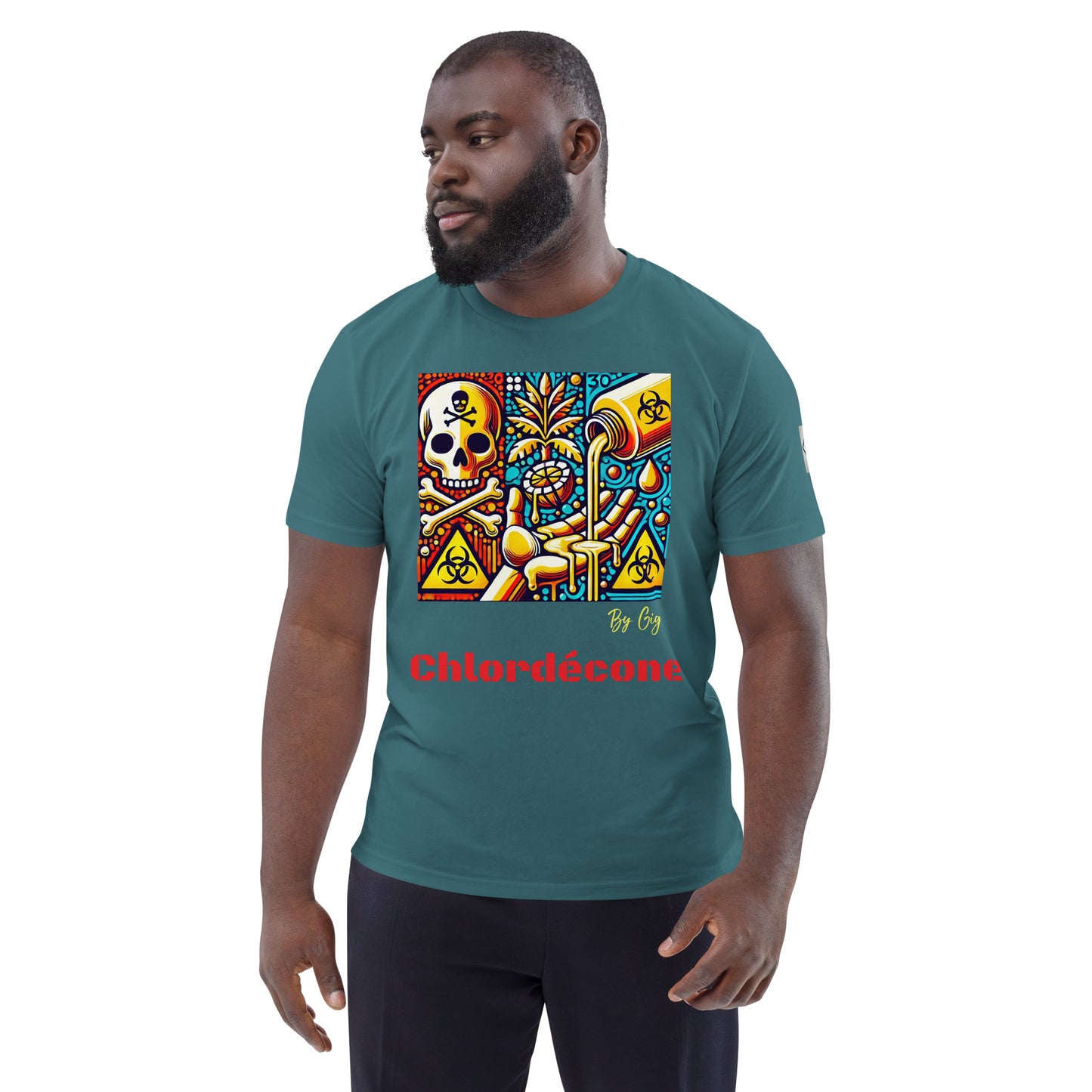 T-shirt unisexe "Chlordécone" en coton biologique
