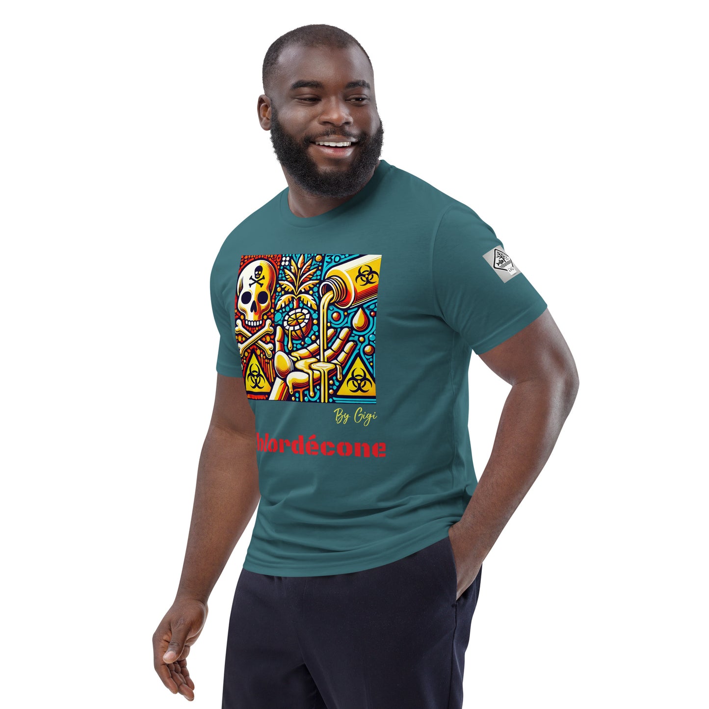 T-shirt unisexe "Chlordécone" en coton biologique