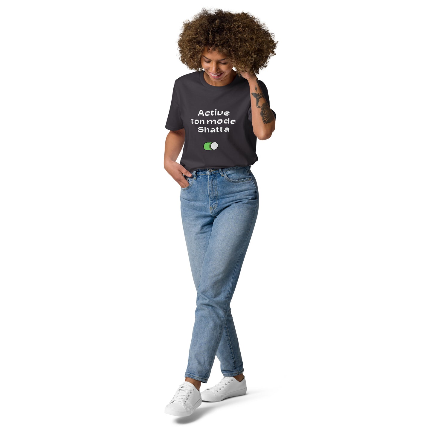 T-shirt ACTIVE ton mode SHATTA unisexe en coton biologique