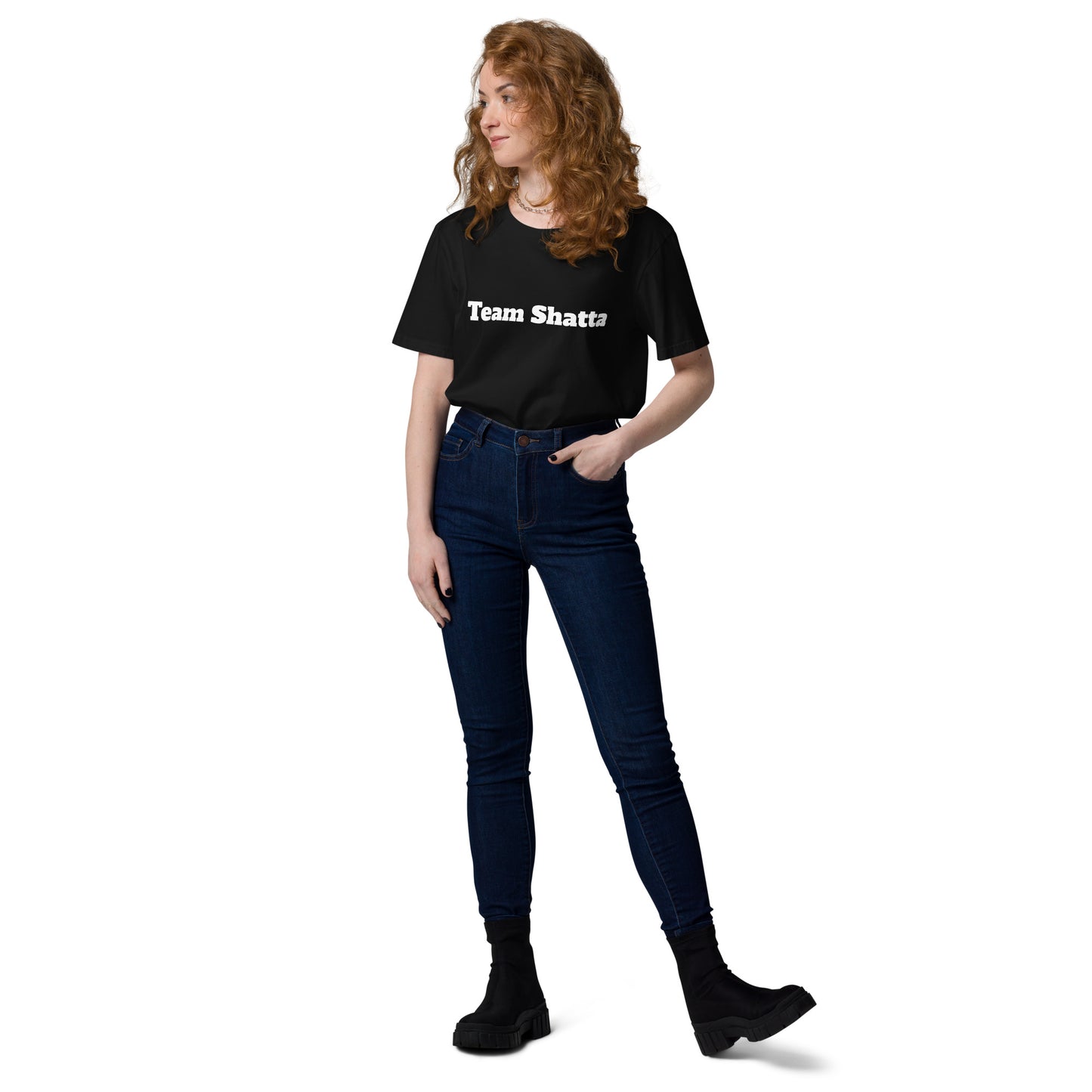T-shirt TEAM SHATTA unisexe en coton biologique