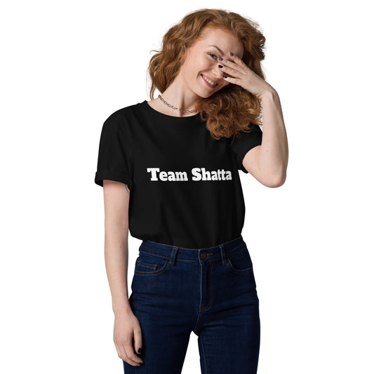 T-shirt TEAM SHATTA unisexe en coton biologique