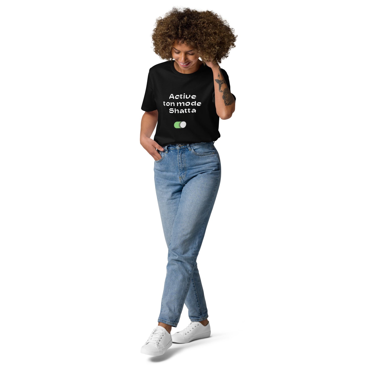 T-shirt ACTIVE ton mode SHATTA unisexe en coton biologique