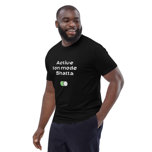 T-shirt ACTIVE ton mode SHATTA unisexe en coton biologique