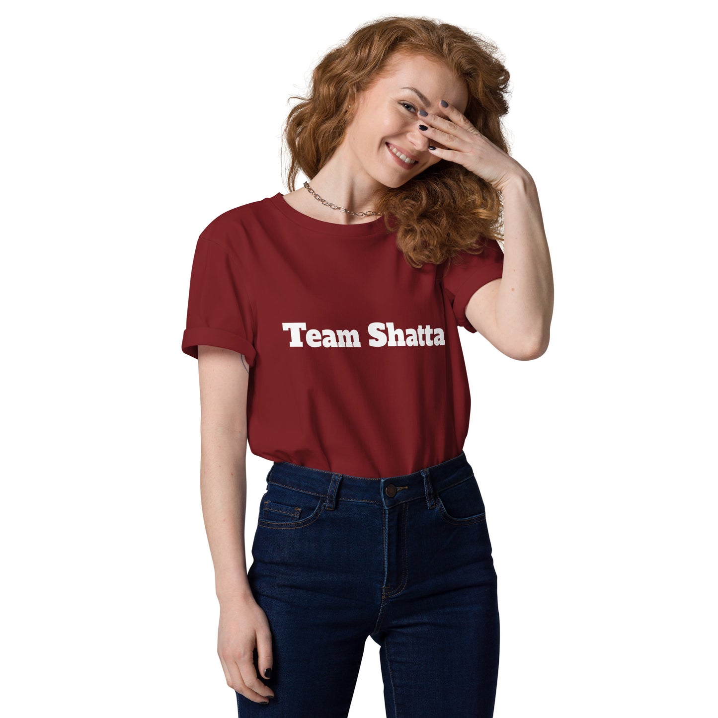 T-shirt TEAM SHATTA unisexe en coton biologique