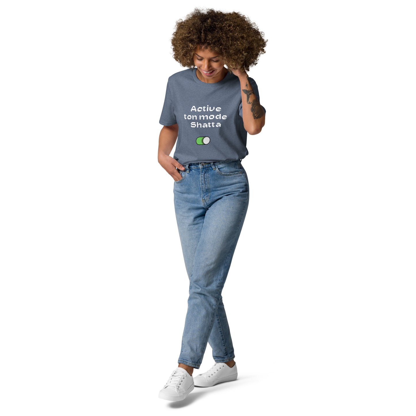 T-shirt ACTIVE ton mode SHATTA unisexe en coton biologique