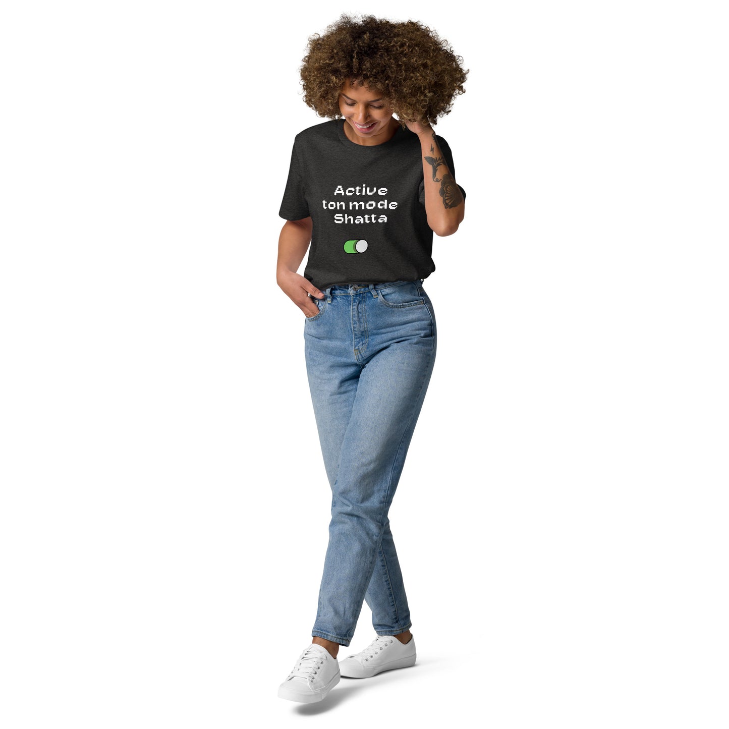 T-shirt ACTIVE ton mode SHATTA unisexe en coton biologique