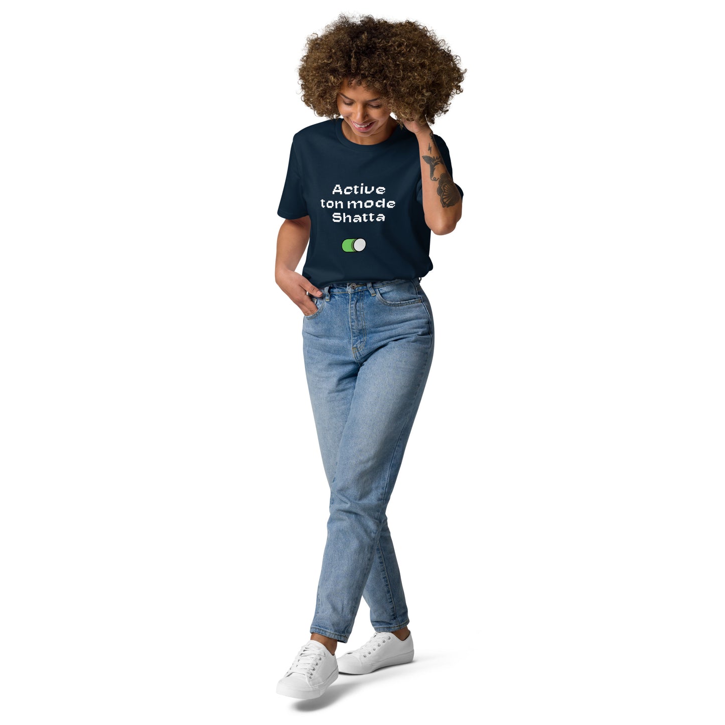T-shirt ACTIVE ton mode SHATTA unisexe en coton biologique