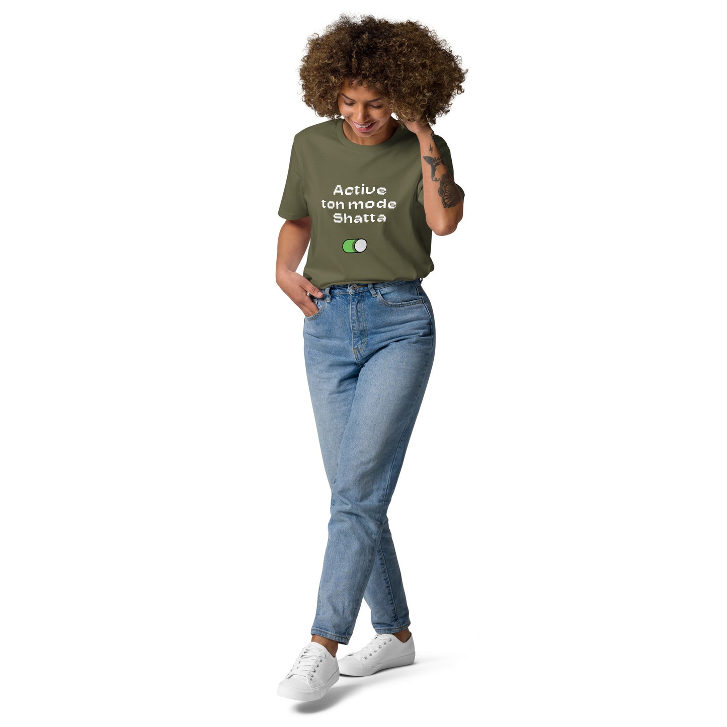 T-shirt ACTIVE ton mode SHATTA unisexe en coton biologique