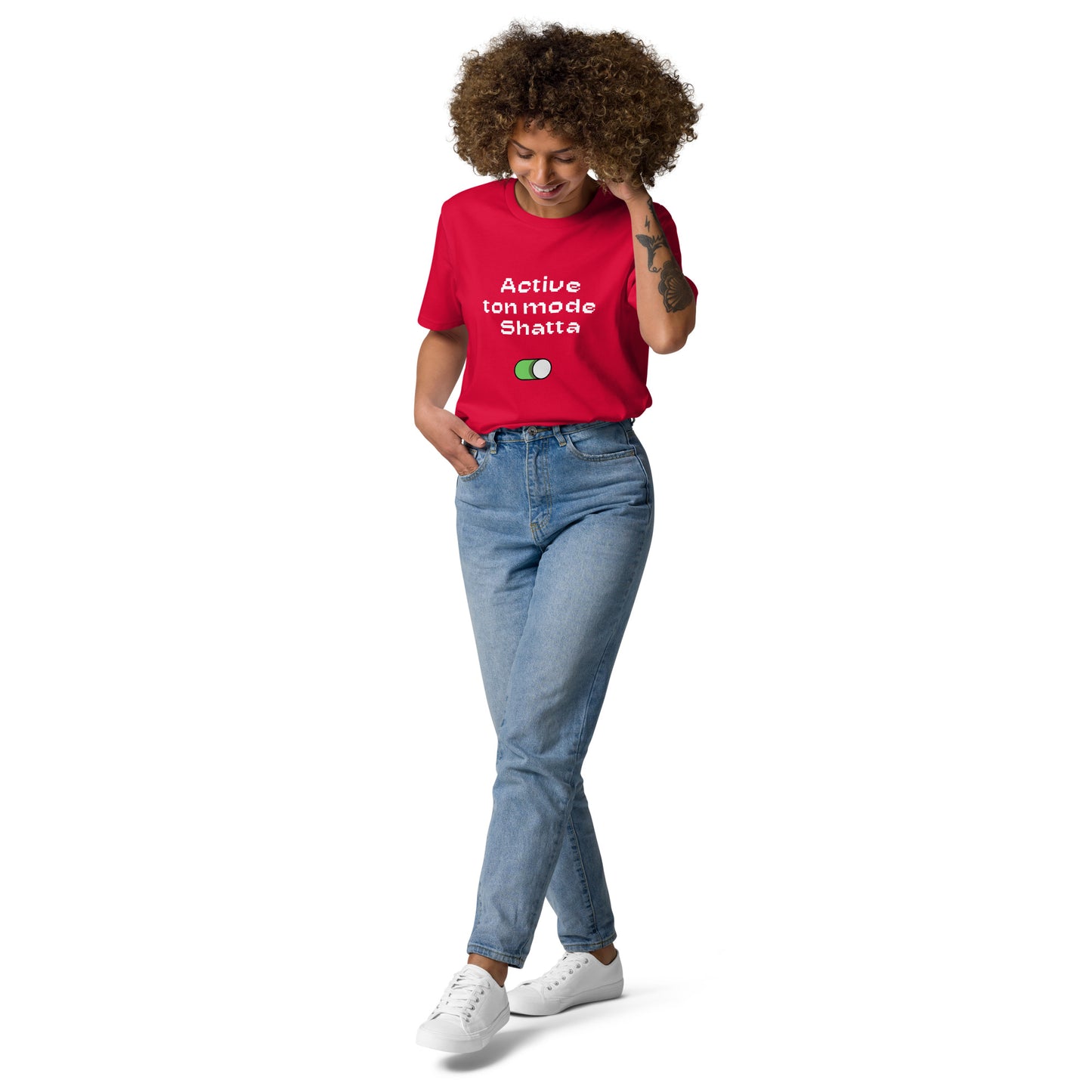 T-shirt ACTIVE ton mode SHATTA unisexe en coton biologique