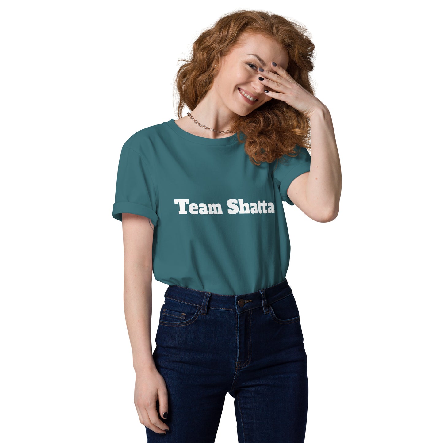 T-shirt TEAM SHATTA unisexe en coton biologique