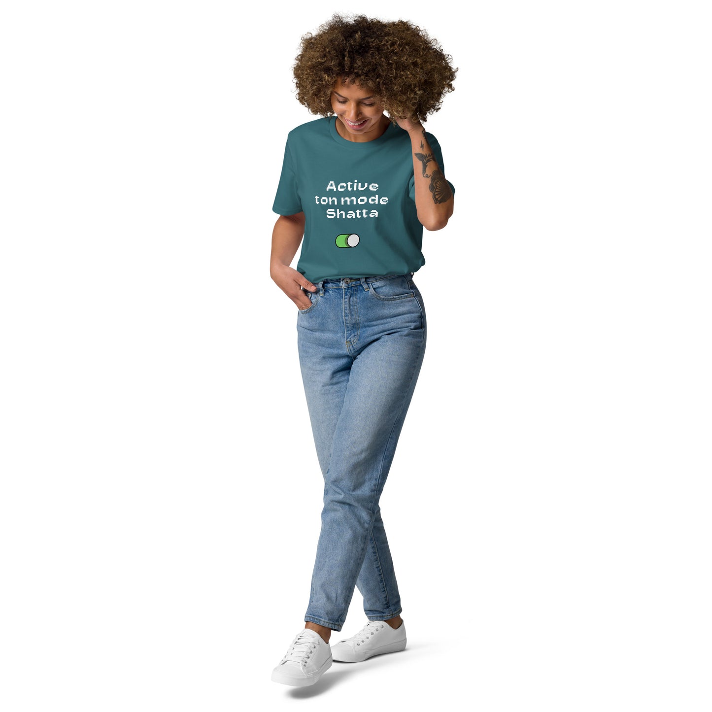 T-shirt ACTIVE ton mode SHATTA unisexe en coton biologique